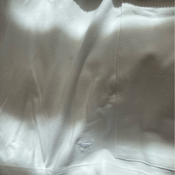 Victoria's Secret PINK  white ribbes stretch Pink romper dress size L - Picture 6 of 9